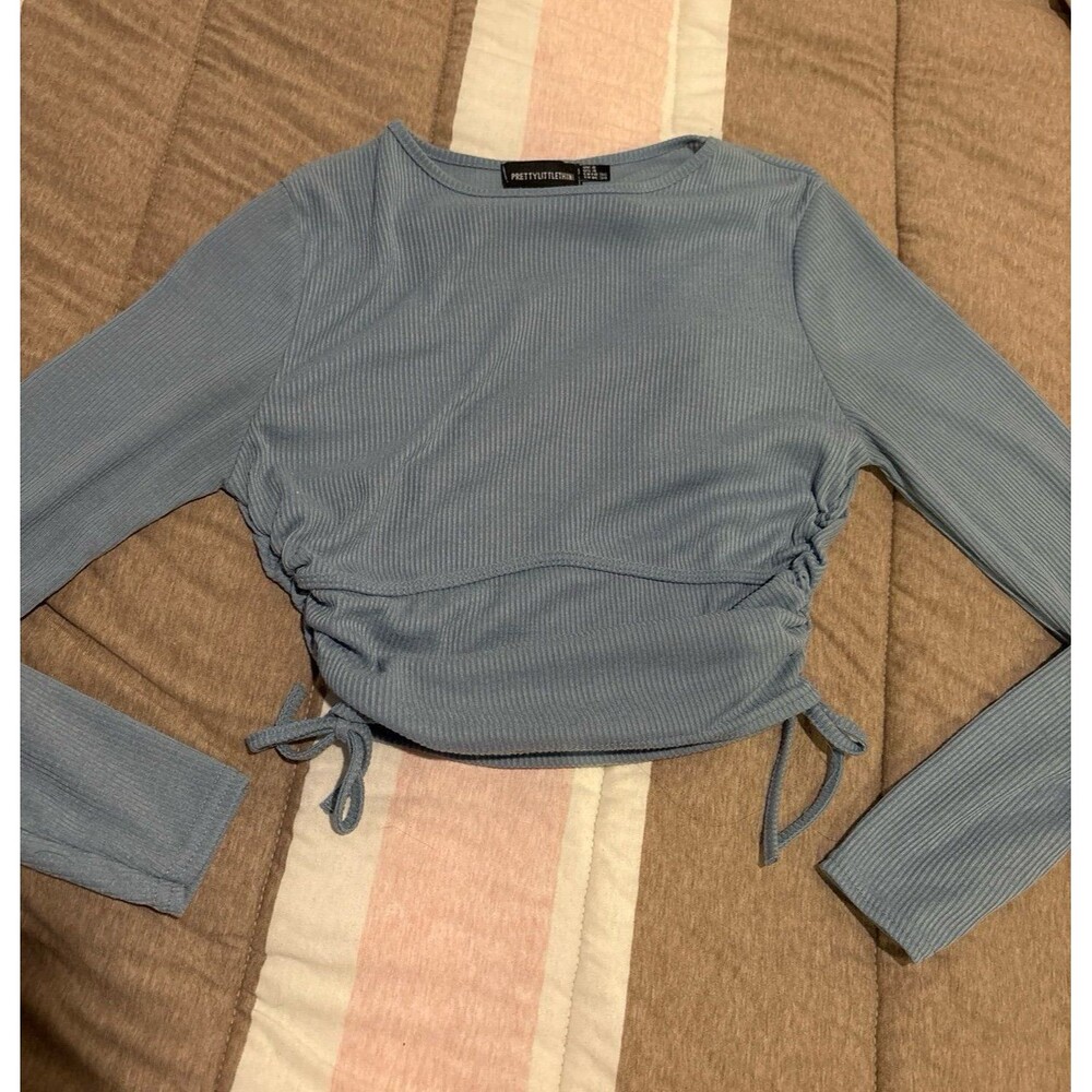 cinched long sleeve
